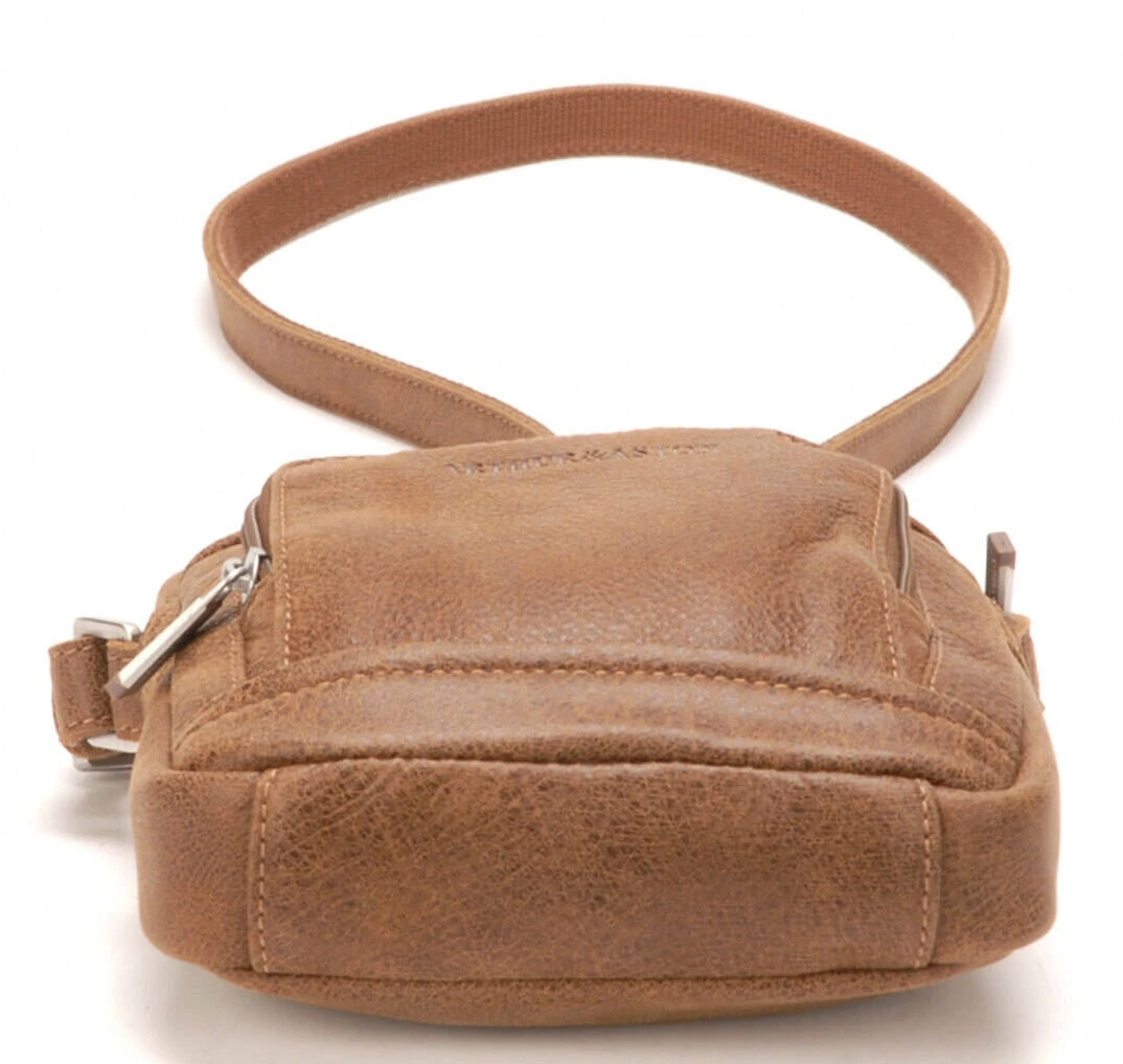 Sacoche Cuir Homme Cognac Arthur Et Aston " 62-1043 " 3 Sacoche Cuir Homme Cognac Arthur Et Aston " 62-1043 " – Image 3