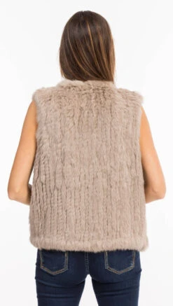 Gilet Lapin Femme Sans Manches Beige Fonce Oakwood " 62683 " -Maroquinerie 62683beige6 071872400 1732 11102021