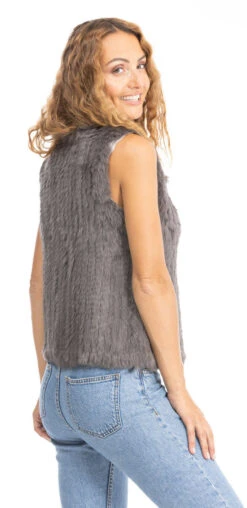 Gilet Lapin Femme Sans Manches Anthracite Oakwood " 62683 "