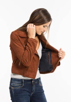 Oakwood Blouson Cuir Style Biker Peau Whisky " 63637 " -Maroquinerie 63637whisky5 043195500 1736 11102021