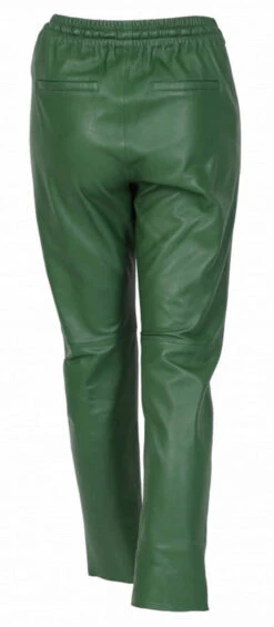 Pantalon Cuir Oakwood Femme Agneau Emeraude " 63641 "