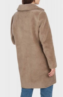 Oakwood Manteau Reversible 100 % Laine Taupe " 64006 "