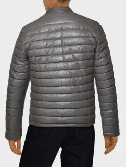 Oakwood Doudoune Cuir Homme Smoke " 64027 "