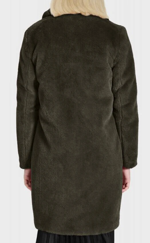 Oakwood Manteau Long Imitation Mouton Retourné Kaki " 64292 " 1 Oakwood Manteau Long Imitation Mouton Retourné Kaki " 64292 "