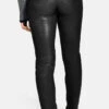 Pantalon Cuir Femme Agneau Noir Oakwood " 64511 "