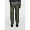 Pantalon Cuir Femme Large Kaki Oakwood " 64599 "