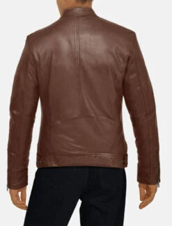 Blouson Cuir Homme Tan Oakwood " 64650 "
