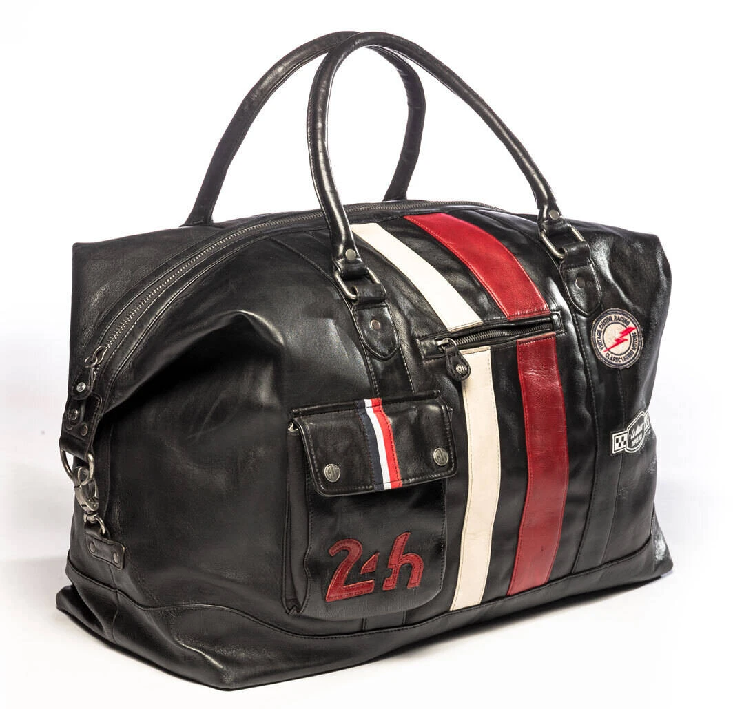 Sac Cuir Agneau Noir " WE 48H " 1 Sac Cuir Agneau Noir " WE 48H "