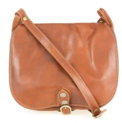 Sacoche Cuir Vachette Cognac " TONIA " -Maroquinerie 74toniatr955cognac1 014039100 1752 08032021