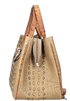 Sac à Main Cuir Taupe Cognac " LAURA " -Maroquinerie 77laurabm11205tactaupecognac3 084557100 1156 12072021