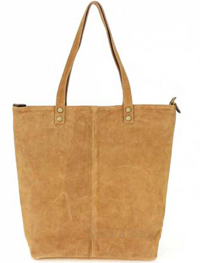 Grand Sac Shopping Cuir Cognac " ALENA " 4 Grand Sac Shopping Cuir Cognac " ALENA " – Image 4