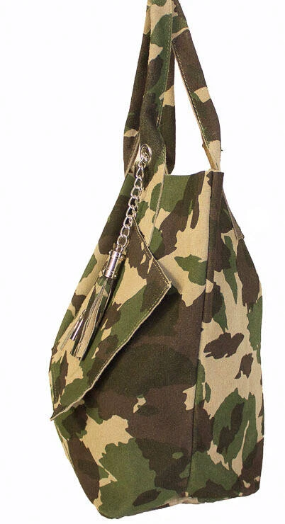 Sac Cuir Femme Peau Militaire " ARIANNA " 3 Sac Cuir Femme Peau Militaire " ARIANNA " – Image 3