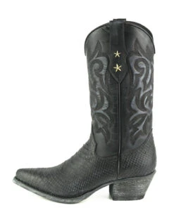 Boots Cuir Femme Mayura Lavado Noir " 2524 "