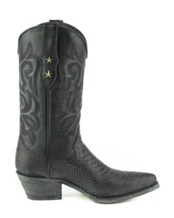 Boots Cuir Femme Mayura Lavado Noir " 2524 " -Maroquinerie alabama2524negrolavado6 069612100 1016 13022020