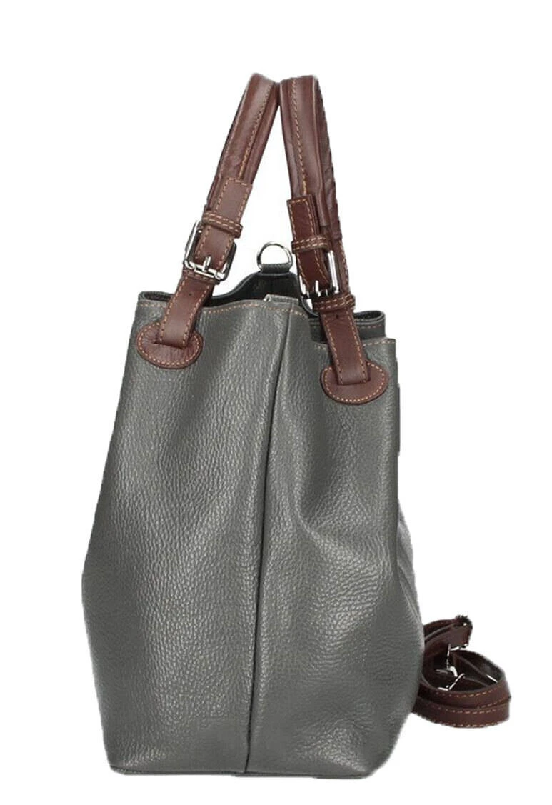 Sac à Main Cuir Fumo "AURELIA" 2 Sac à Main Cuir Fumo "AURELIA" – Image 2