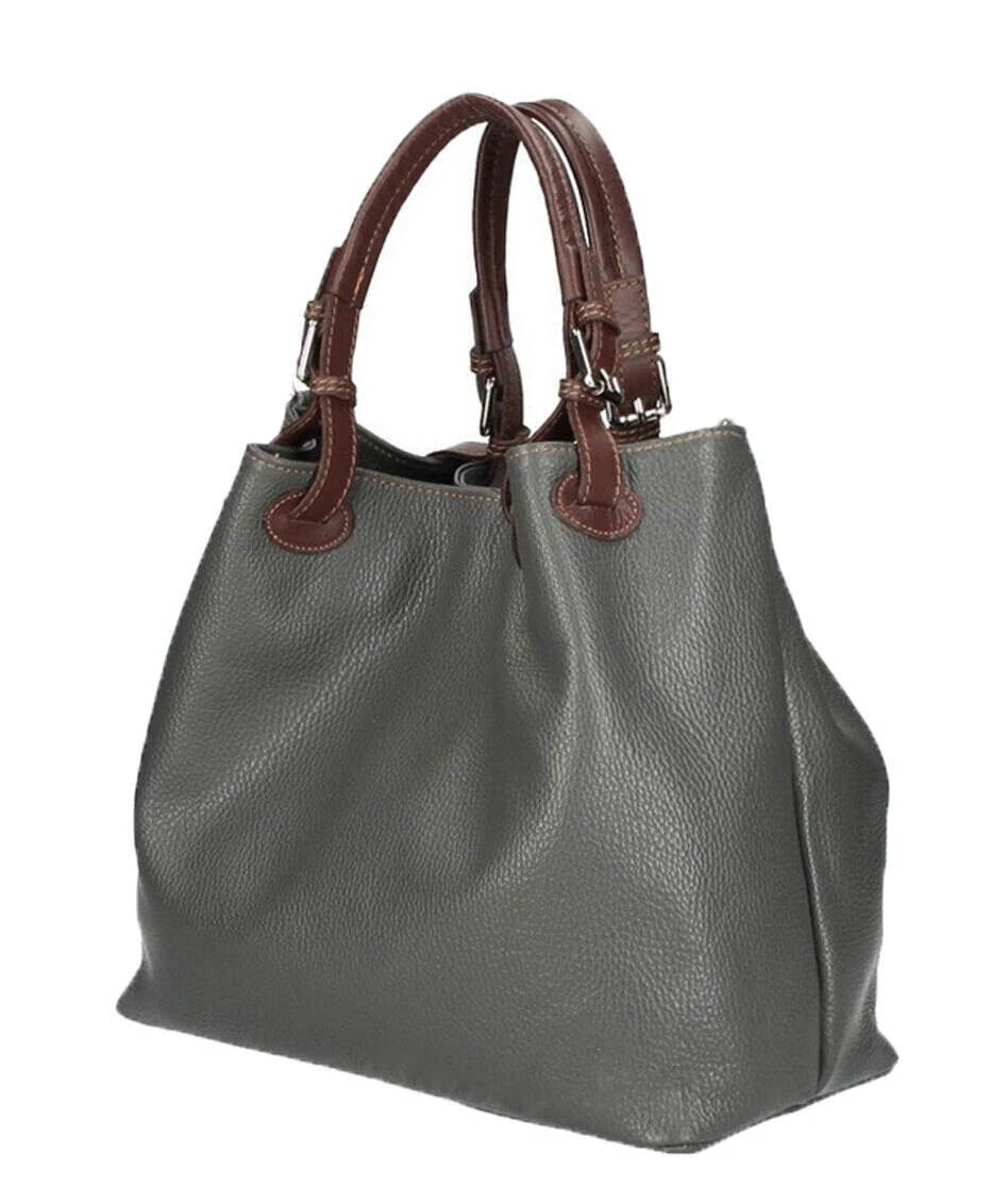 Sac à Main Cuir Fumo "AURELIA" 4 Sac à Main Cuir Fumo "AURELIA" – Image 4