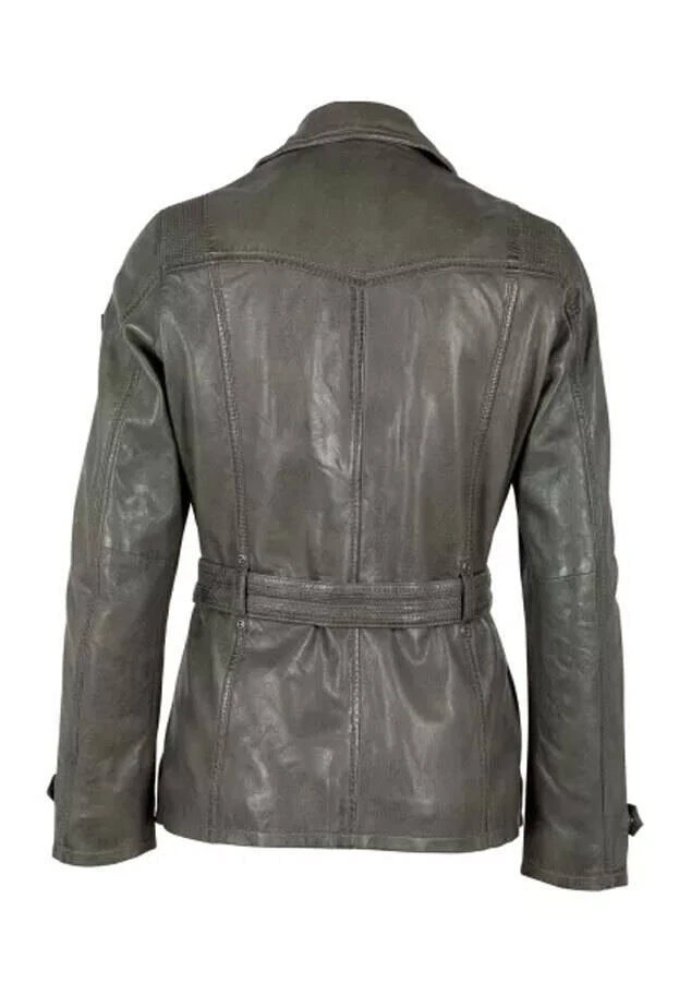 GIPSY Veste Demi Longueur Cuir Femme Jade " AVEN " 1 GIPSY Veste Demi Longueur Cuir Femme Jade " AVEN "