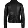 GIPSY Veste Cuir Femme Noir Style Biker " BIANKA "
