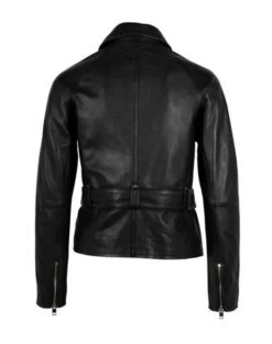 GIPSY Veste Cuir Femme Noir Style Biker " BIANKA "