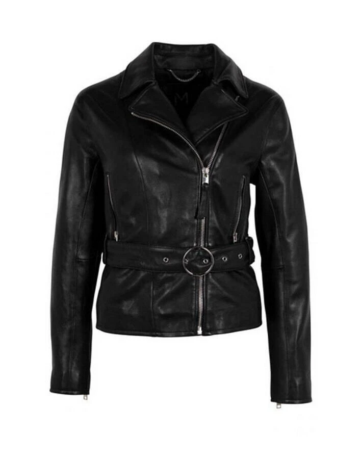 GIPSY Veste Cuir Femme Noir Style Biker " BIANKA " 2 GIPSY Veste Cuir Femme Noir Style Biker " BIANKA " – Image 2