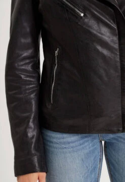 Blouson Cuir Femme Noir " 102359 " -Maroquinerie bloiusoncuir102359n 001306000 1750 14102022