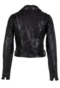GIPSY Blouson Cuir Femme Biker Noir " 2101-0198 "