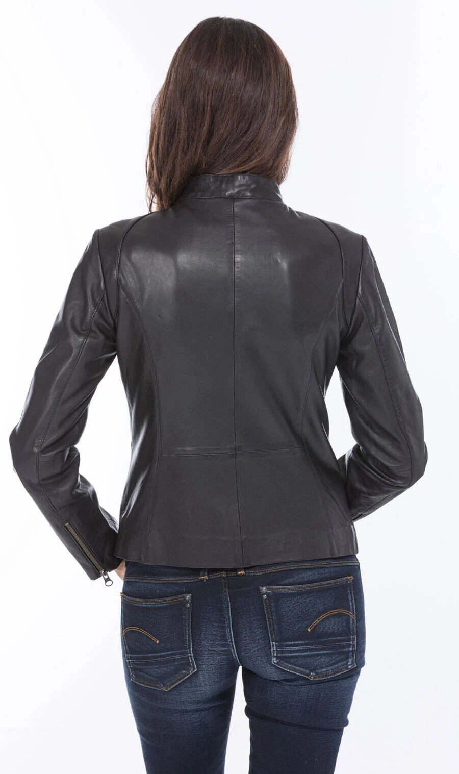 Blouson Cuir Femme Noir "TRACY" 5 Blouson Cuir Femme Noir "TRACY" – Image 5