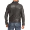 Blouson Cuir Homme Noir " 102496 "