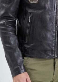 Blouson Cuir Homme Noir " 102119 " 9 Blouson Cuir Homme Noir " 102119 " -Maroquinerie blouson cuir homme agneau noir daytona 102119 2 052852200 1117 22032022