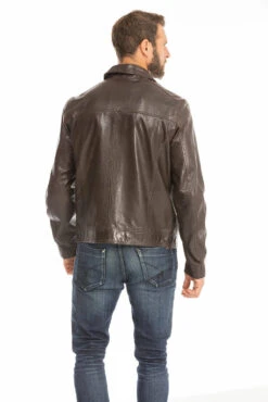Blouson Cuir Homme Marron " MAJOR " -Maroquinerie blouson cuir homme marron 100144 major 6 091422700 1749 28092023