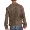 GIPSY Blouson Cuir Homme Biker Marron Vieilli " 14879 "