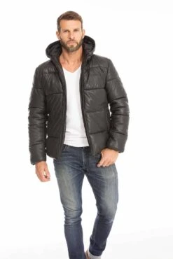 Doudoune Capuche Homme Noir Schott " LC OKLAHOMA H " 12 Doudoune Capuche Homme Noir Schott " LC OKLAHOMA H " -Maroquinerie blouson cuir homme style doudoune noir schott oklahoma capuche 1 026045900 1111 29092023