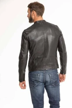 Blouson Cuir Homme Noir Daytona " 102434 "