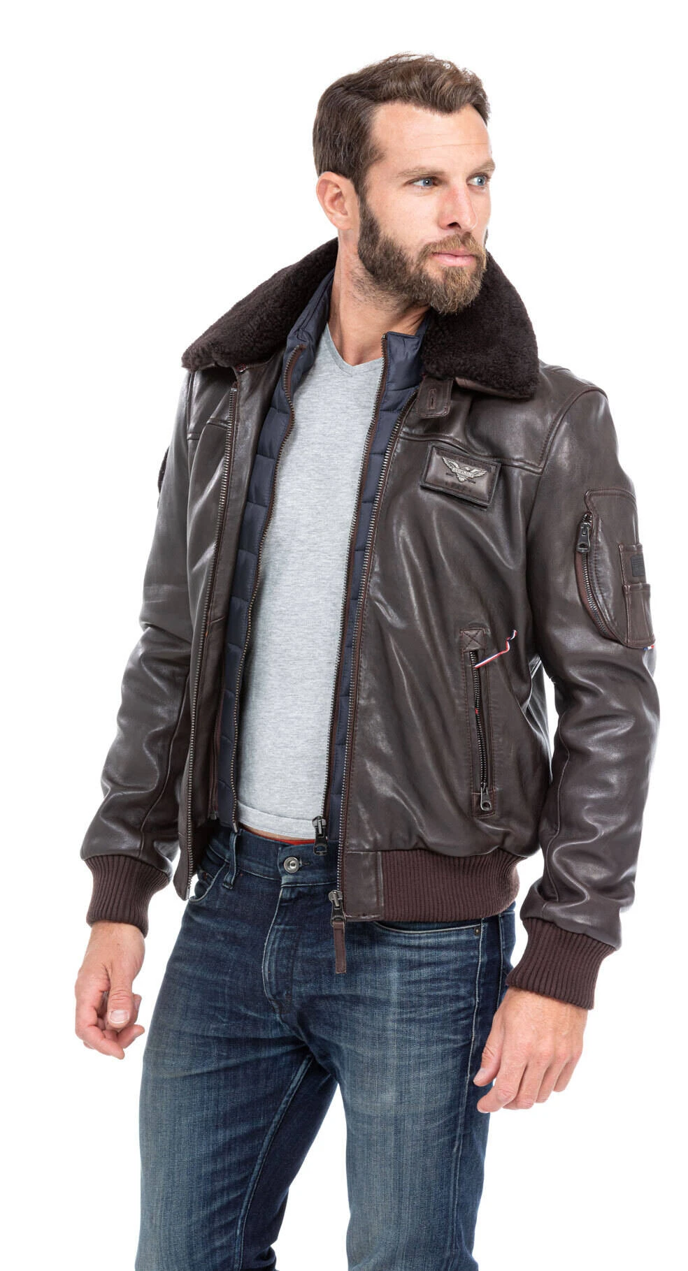 Blouson Marron Patrouille De France "RAFAL YCON" – Image 8