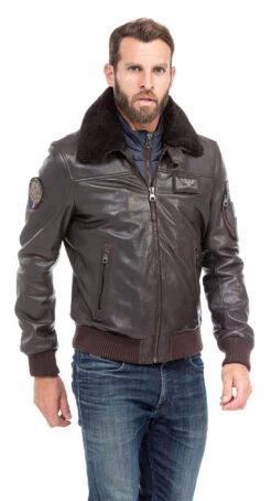 Blouson Marron Patrouille De France "RAFAL YCON"