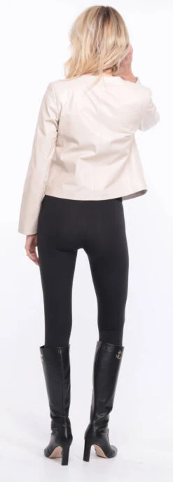 Spencer Cuir Agneau écru " NEW BE "