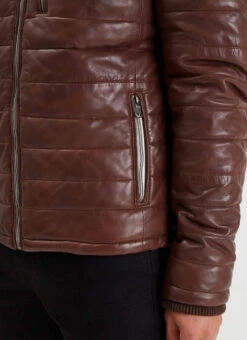 Doudoune Cuir Homme Bison " 102443 " 7 Doudoune Cuir Homme Bison " 102443 " -Maroquinerie blousoncuir102443b 003288400 1135 17102022