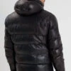 Doudoune Cuir Homme Noir " 102450 "
