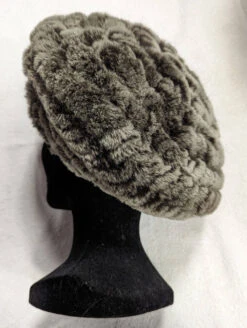 Beret En Lapin Tricoté Pour Femme Marron " BEREX "