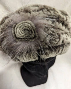 Beret En Lapin Tricoté Pour Femme Marron " BEREX " -Maroquinerie bonnet lapin berex marron 5 072361200 1355 27102023