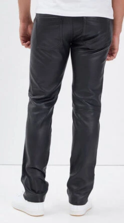 Pantalon Cuir Homme Vachette Noir " 101493 " 6 Pantalon Cuir Homme Vachette Noir " 101493 " -Maroquinerie boolingpantpantaloncuirhomme8 089394200 1526 29102021