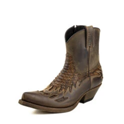 Santiags Cuir Mayura " 297 " Crazy Old Sadale / Tierra Mate 15 Santiags Cuir Mayura " 297 " Crazy Old Sadale / Tierra Mate -Maroquinerie boots 012 mayura crazy old sadale piton tierra mate 2 096355000 1435 05092019
