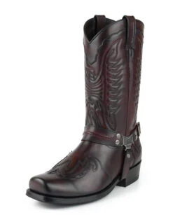 Boots Cuir Homme Mayura Burdeos " 2471 " -Maroquinerie botabikermodeloindian2471burdeosnegro1 028810600 1010 23102020