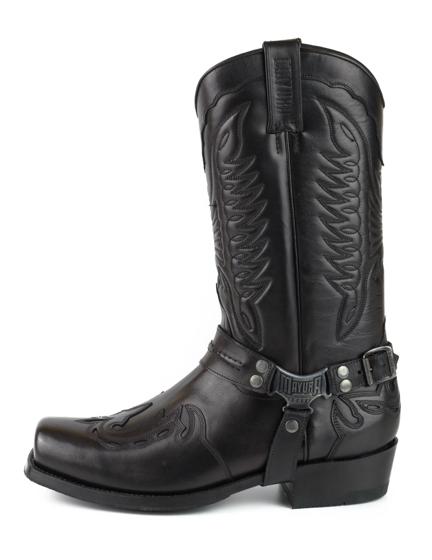 Boots Cuir Homme Mayura Noir " 2471 " 3 Boots Cuir Homme Mayura Noir " 2471 " – Image 3