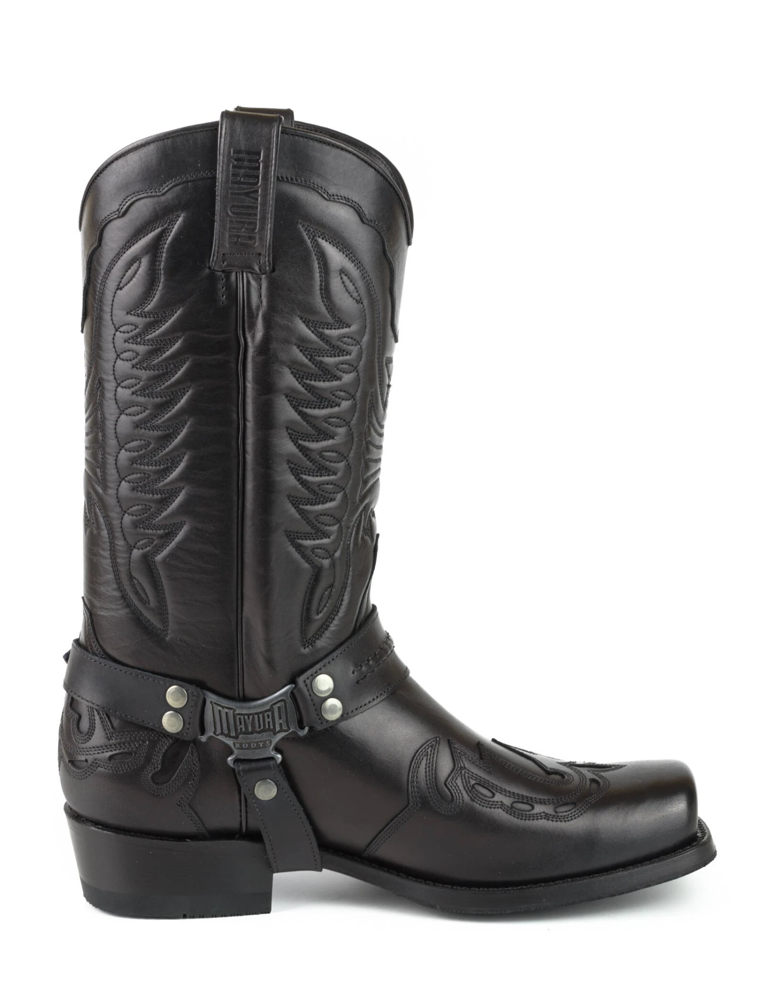 Boots Cuir Homme Mayura Noir " 2471 " 2 Boots Cuir Homme Mayura Noir " 2471 " – Image 2