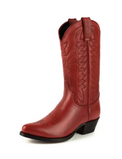 Bottes Cuir Femme Mayura Nappa Rouge " 2534 " -Maroquinerie botacowboymodeloarpia2534naparoja1 008984500 1025 23102020