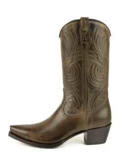 Bottes Cuir Femme Mayura Marron " 2536 " -Maroquinerie botacowboymodelovirgi2536napamarron5 051403700 1029 23102020