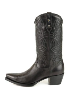 Bottes Cuir Femme Mayura Noir " 2536 " -Maroquinerie botacowboymodelovirgi2536napanegra5 098727900 1030 23102020