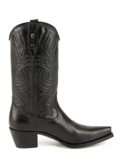Bottes Cuir Femme Mayura Noir " 2536 " -Maroquinerie botacowboymodelovirgi2536napanegra6 074466200 1030 23102020