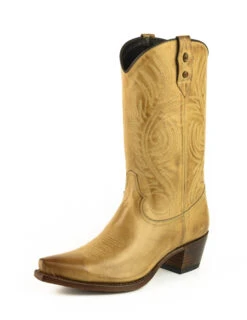 Bottes Cuir Femme Mayura Vanilla " 2536 " -Maroquinerie botacowboymodelovirgi2536napavainilla1 035532700 1032 23102020